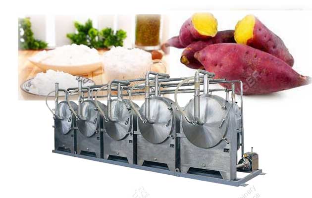 sweet potato starch processing equipment